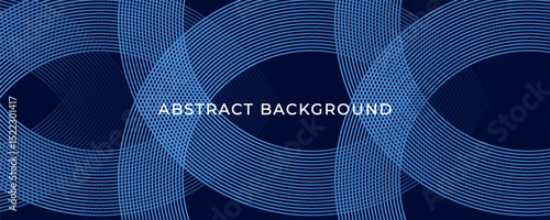 abstract dark background with glowing lines circles