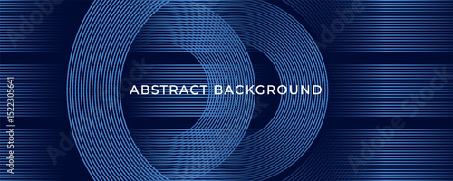 abstract dark background with glowing lines circles