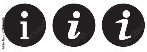 info information black icon vector design