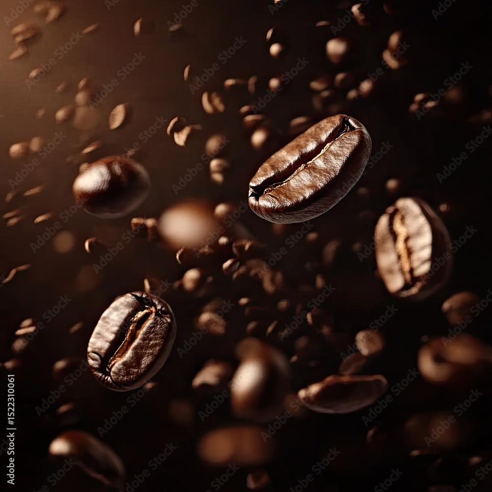 Coffee Beans in Motion Coffee Beans in Motion