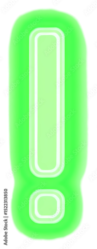 PNG Vibrant Green Exclamation Mark PNG Vibrant Green Exclamation Mark