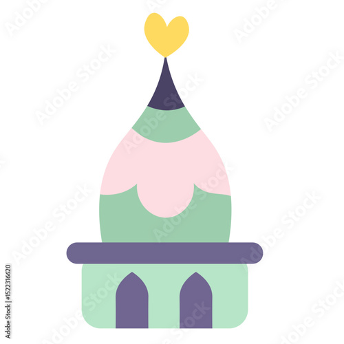 mosque, islamic, architecture, pastel, minimal, design, dome, spiritual, building, turrets, culture, eastern, religion, sacred, decoration, symbol