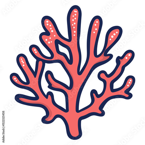 coral, underwater animals, vector, transparent background, icon, colorful, pattern, nature, animal, plant, organism