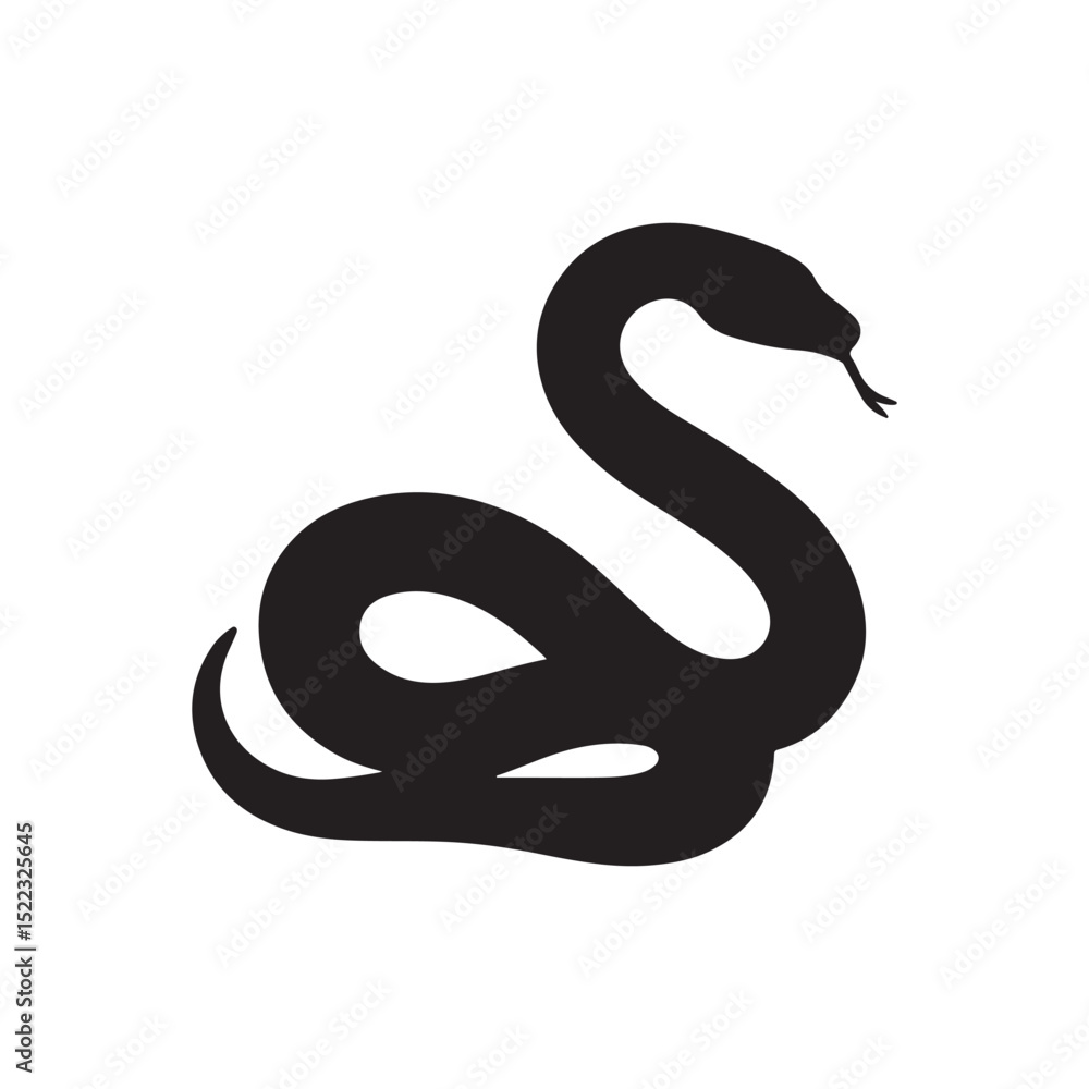 Fototapeta premium snake silhouette