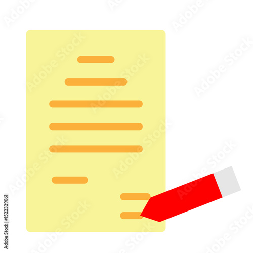 Journaling Icon Vector Flat Icon Design