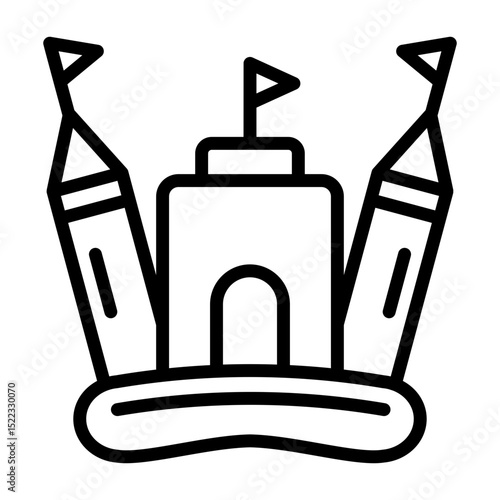 Bounce House Icon