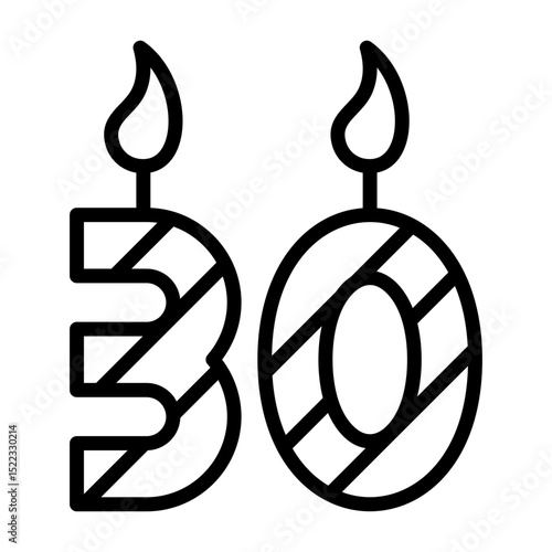 30Th Birthday Icon