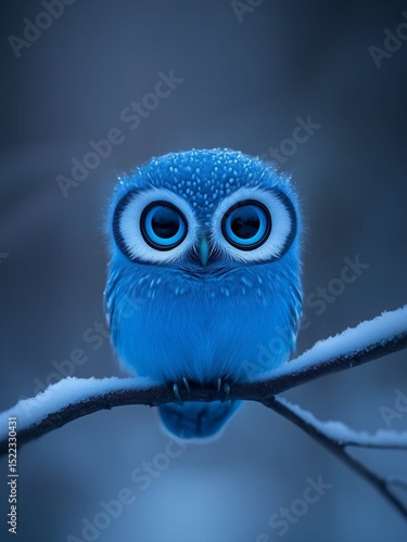 snowy owl in winter