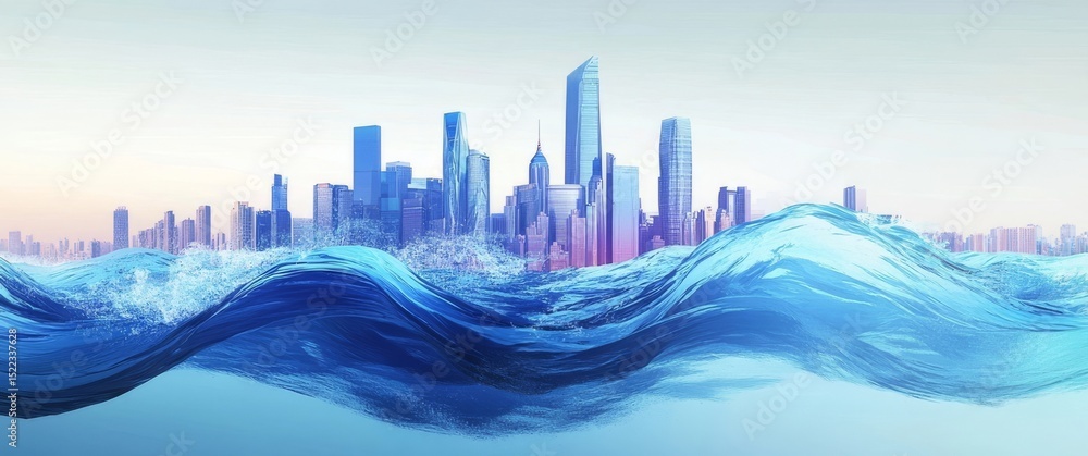 Fototapeta premium abstract blue background