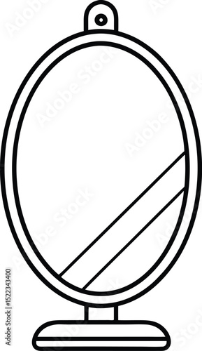 Oval Handheld Mirror A Reflection of Style and Elegance