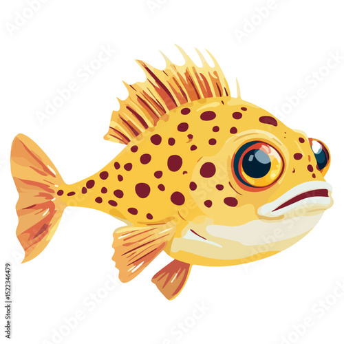pufferfish, underwater animal, vector, transparent background, creature, fish, aquarium, ocean, isolated, cute, nature, icon, wildlife, underwater