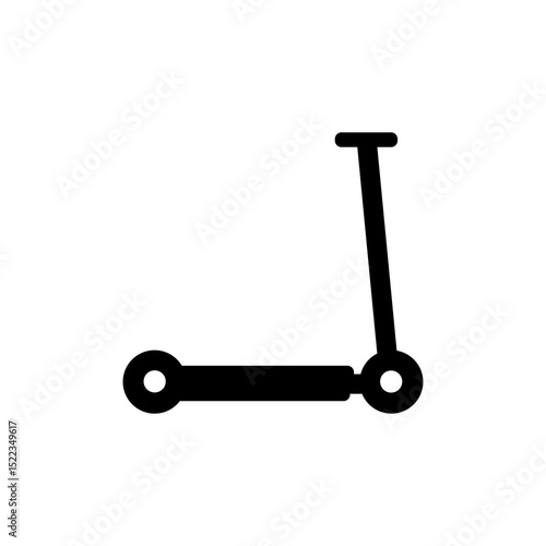 Scooter icon on white background. Vector illustration.