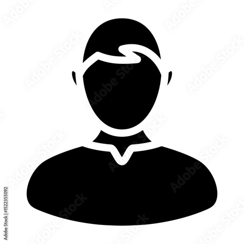 Person Vector Glyph Icon Design