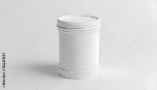Wallpaper Mural Blank white cylindrical container mockup. Torontodigital.ca