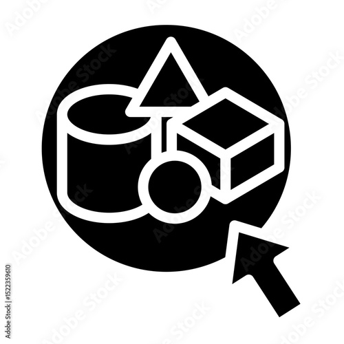 Click Elements Vector Glyph Icon Design