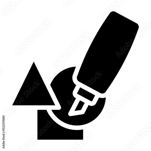 Highlight Element Vector Glyph Icon Design