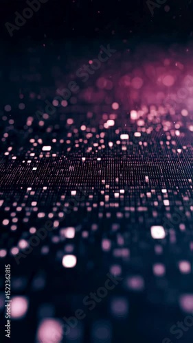 Wallpaper Mural Abstract Pink and Black Digital Particle Background Torontodigital.ca