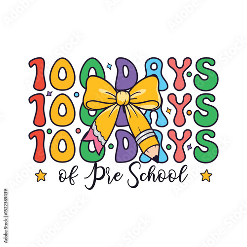 100 days of pre school  kindergarten school kids, 100 Days of School Life