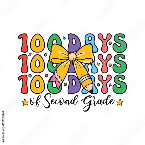 100 days of second grade kindergarten school kids, 100 Days of School Life