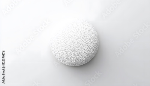 A spherical object with a textured surface.