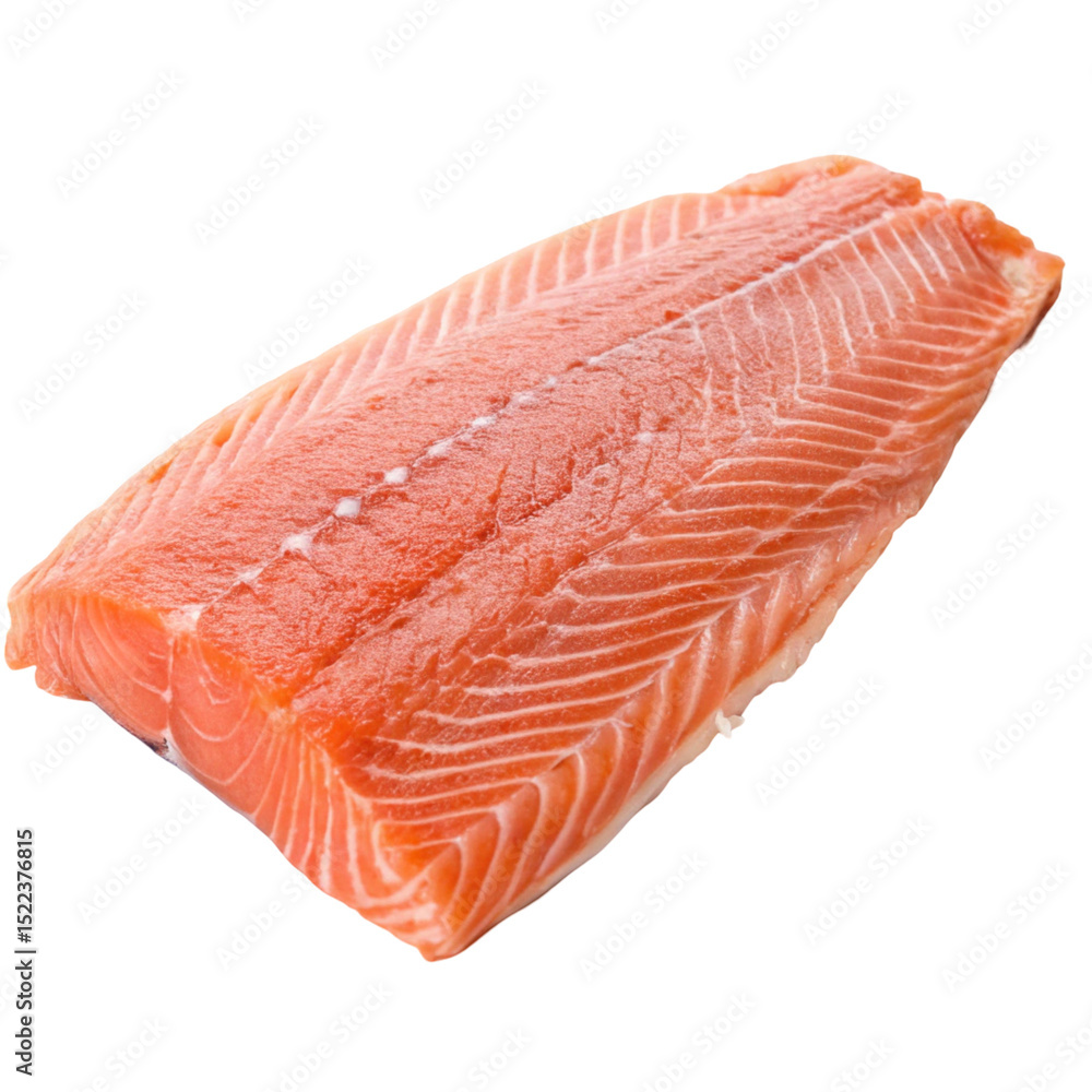 Fresh salmon prepped for cooking isolated on white background showcasing rich color and texture
Fresh salmon prepped for cooking isolated on white background showcasing rich color and texture