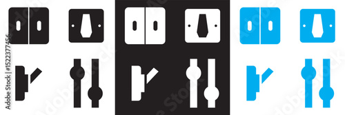 Icons related to switch. Vector pictograms of body organs icon. Vector for websites, mobile interfaces, presentations, banner, visual branding etc. Vector illustration.  EPS 10