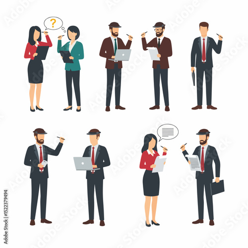 Business people team coworkers colleagues meeting thinking