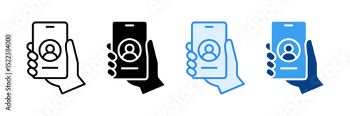 Video Call Icon Set Multiple Style Collection