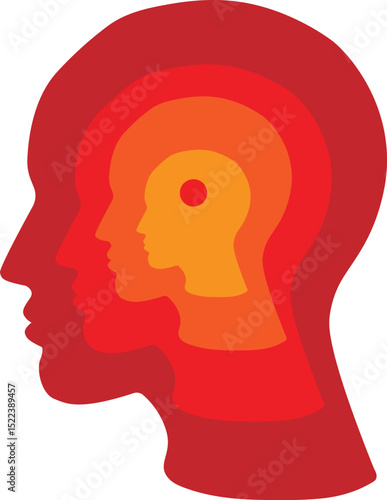 Layered Minds with a Central Focus Point