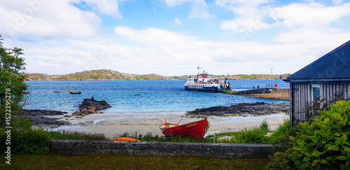 View of West Coast of Scotland from Isle of Gigha