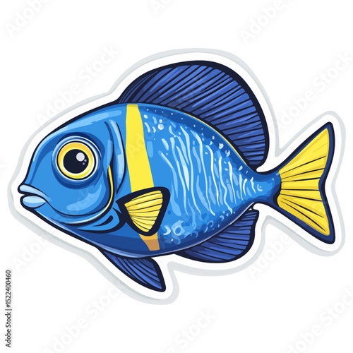 surgeon fish, underwater animal, vector, transparent background, creature, paracanthurus hepatus, fish, ocean, aquarium, underwater, tropical, marine, exotic, colorful, cute, isolated, animal, nature,