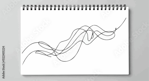 Abstract Line Drawing on a Sketchpad 