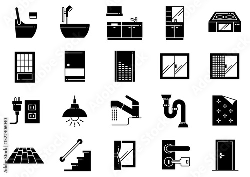 リフォームアイコン08　Renovation icons