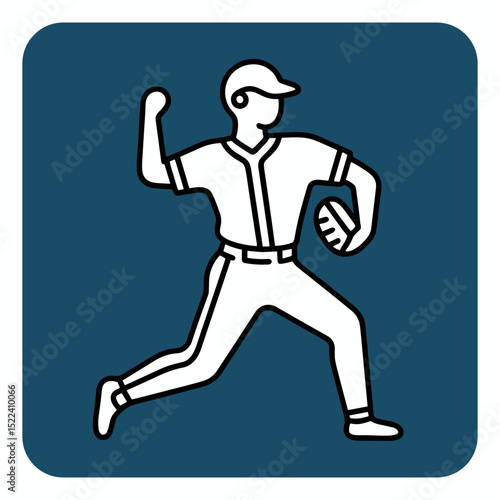 Baseball player pitching during training session representing Major League Baseball - MLB Training & Preparation  