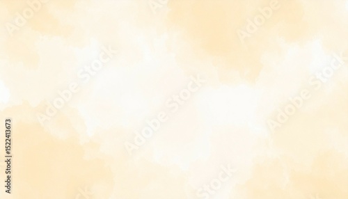 Watercolor painting light cream water effect background
