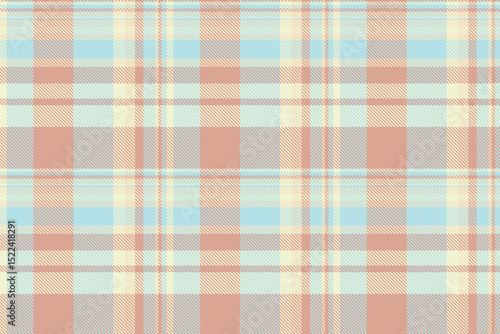 Home texture plaid check, pixel seamless vector tartan. Eps pattern background fabric textile in light and pale turquoise colors.