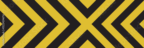 Free Download Abstract Background with Yellow and Black Chevron Pattern - GFXLoad