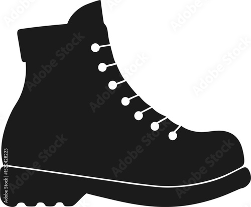 pair of black boots