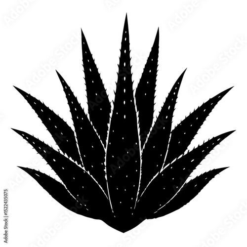 vector leaf silhouette