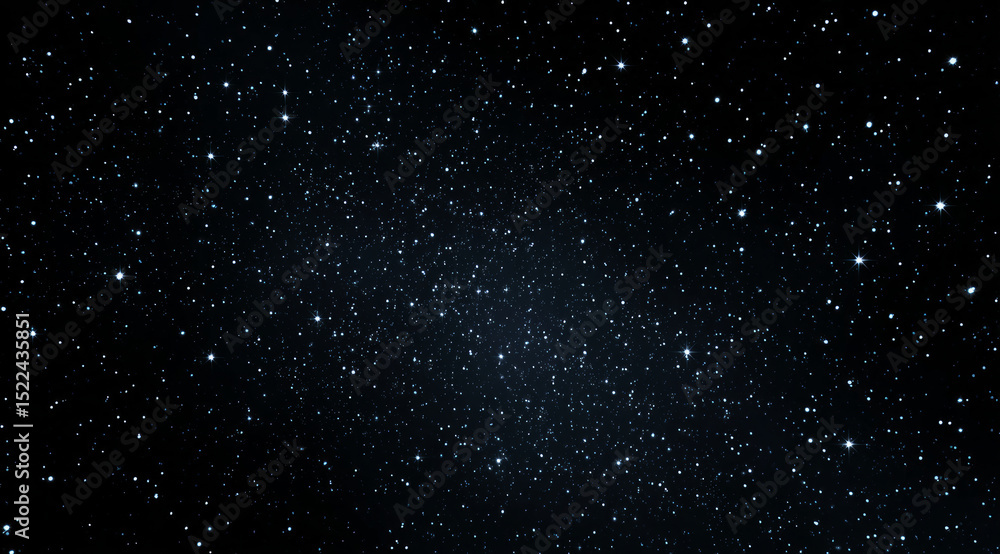 Fototapeta premium Starry sky creates dark, expansive, and infinitely captivating wonder