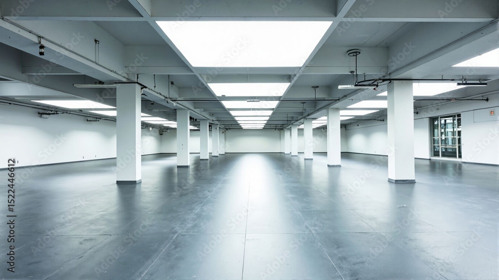 Obraz premium empty parking garage