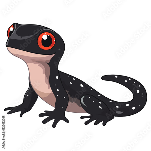 salamander, reptile, vector, transparent background, creature, animal, nature, amphibian, newt, small, isolated, cute, Salamandridae
