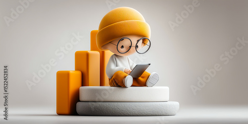 Financial Professional Employing Interactive Charts And Visual Data To Design Strategic Corporate Roadmap For 2026 Profit Goals