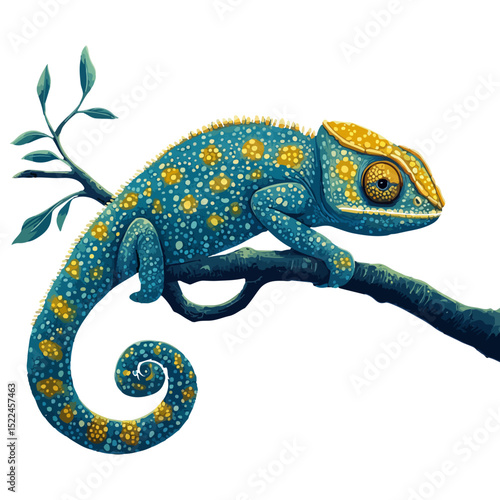 chameleon, reptile, vector, transparent background, creature, chamaeleonidae, nature, animal, wildlife, pet, isolated, colorful, color, colour, cute, tropical