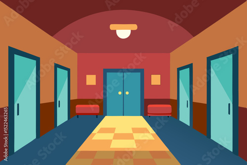 Elegant Hotel Corridor Interior Design  A Visual Guide to Stylish Hallways