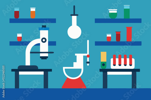 Naming Description

Vector illustration set of medical and chemical laboratory equipment icons for science and health design