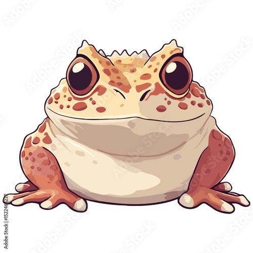 horned frog, reptile, vector, transparent background, creature, ceratophrys, isolated, animal, amphibian, nature, wildlife