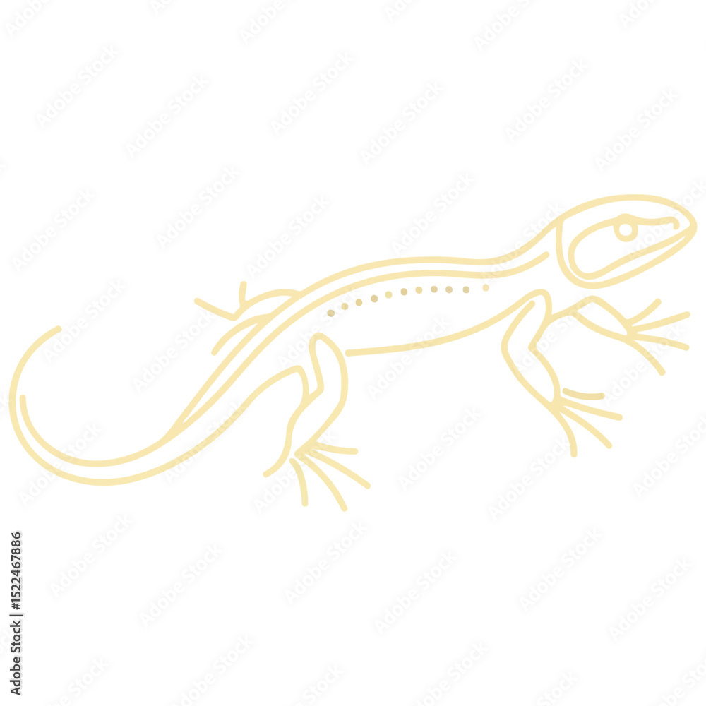 Naklejka premium lizard, reptile, vector, transparent background, creature, lacertilia, animal, isolated, nature, wildlife