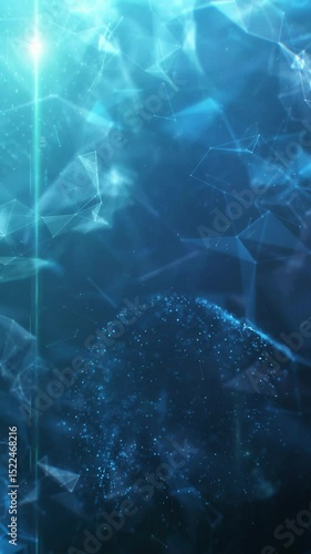 Abstract Plexus Neural Network Looped Background 4K