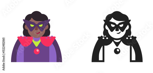 Supervillain Dark Skin Purple Alt